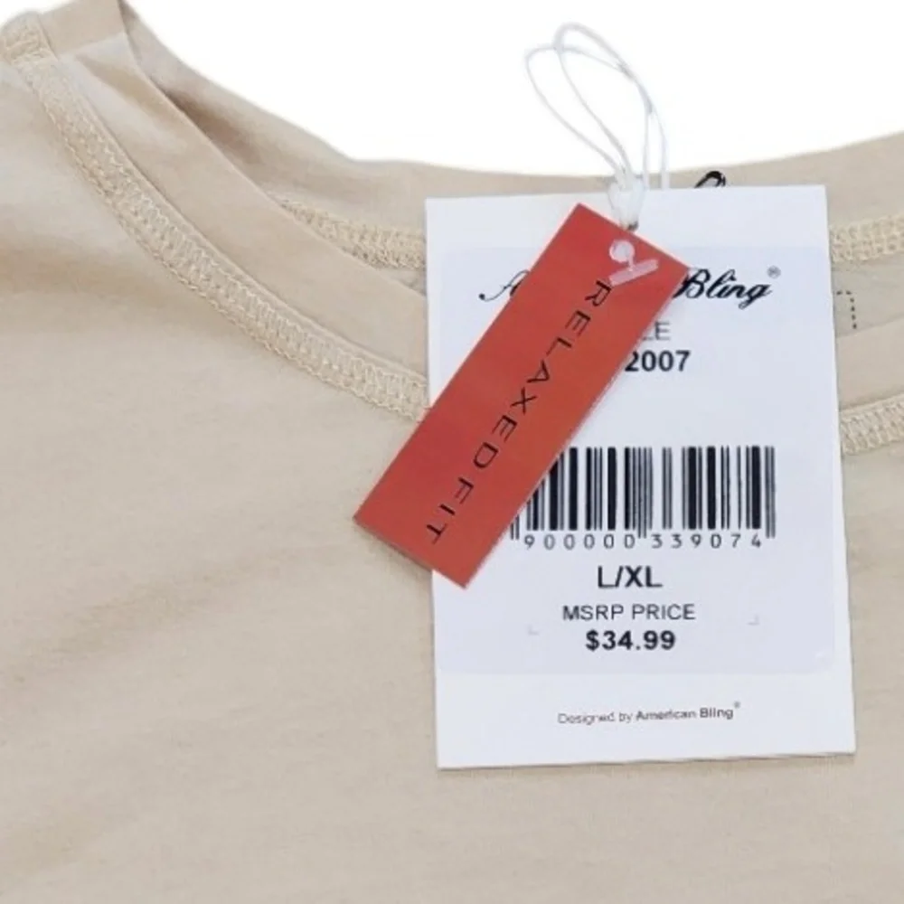 American Bling‎ Faith T-shirt Size L - Picture 6 of 6